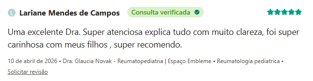 Depoimento Google Dra. Glaucia Novak