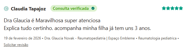 Depoimento Google Dra. Glaucia Novak