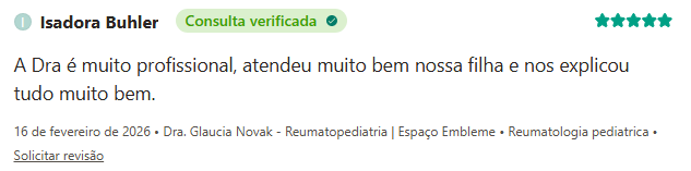 Depoimento Google Dra. Glaucia Novak